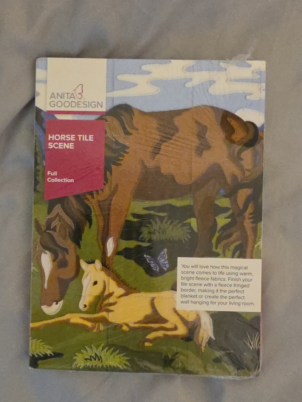 Anita Goodesign Horse Tile Scene- Multi Media